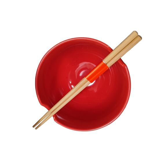 Mad Engine Hello Kitty Ramen Bowl with Chopsticks - RARE - Picture 5 of 5